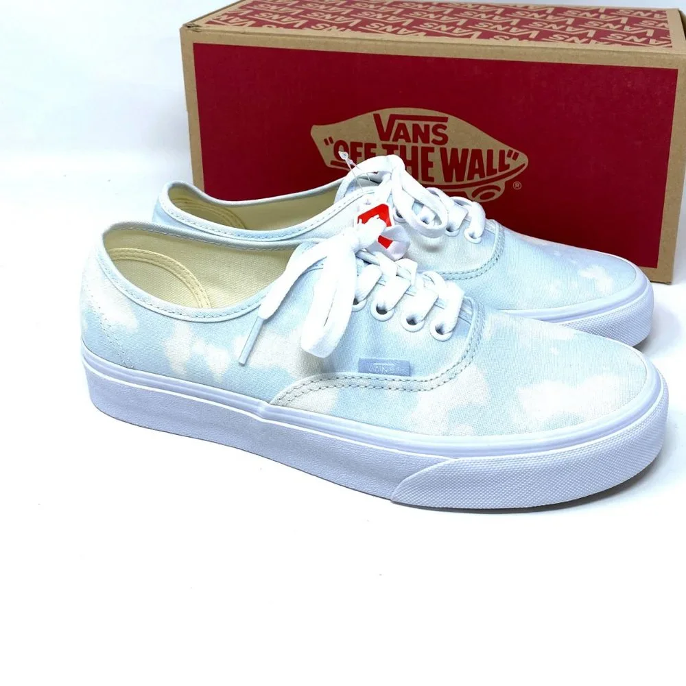 💖MEGA SALE💖VANS Women  VN0A348A3XO Authentic Bleach Wash Ballad Blue Canvas